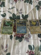 Lot Of 3 Pokémon Ex Holo Cards Venusaur, Zapdos Lapras picture