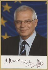 Josep Borrell - Former President of the European Parliament - Signed photo - COA picture