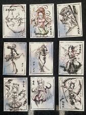 Goddess Doujin Anime Card Matt Water Ink Sketch Design 63 Cards Complete Set picture