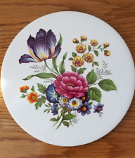 Vintage H&R Johnson Floral Bouquet Ceramic Tile Trivet Made In England picture