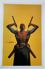 Deadpool Art Print 🔥Signed 🔥by Jae Lee Limited 11x17 picture