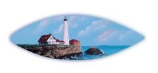 Portland Head Maine Lighthouse Surfboard Wall Art Hand painted handcrafted picture