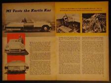 Frank Kurtis Kar Sports Car 1949 vintage pictorial review picture