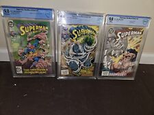 Superman Man of Steel #17, #18 & #19 CBCS 9.8, 1st Doomsday  No CGC, PGX picture