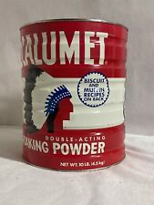 Vintage 10lb (4.5kg) Calumet Double Action Baking Powder Can picture