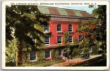 1926 Carnegie Building Rensselaer Polytechnic Institute Troy New York Postcard picture