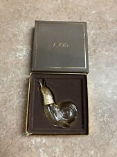 Vintage 1960s, Avon Brocade Perfume Petite Snail Figurine .25 fl.oz. w/box  #CT2 picture