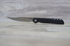 CRKT 3810 LARGE LCK + ASSISTED FLIPPER KNIFE BLK HANDLE 3.62