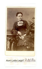 Identified Woman Barrie Ontario  antique CDV carte de visite photo Ratcliffe picture