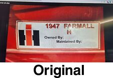 FARMALL International - Customized Battery Box or Gas Tank Decal Sticker picture