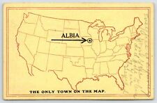 If Albia Iowa Is The Only Town on the Map~How Did This Get To Olney in Dudley? picture