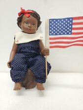 RARE Martha Holcombe Miss Liberty Figurine Special Edition 2002 American Flag picture