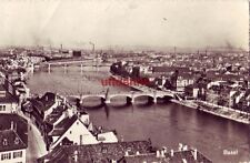 BASEL, SWITZERLAND RPPC 1947 view of the Rhine picture