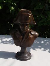 Statue Sculpture Bust Napoleon French Style Bronze Signed picture