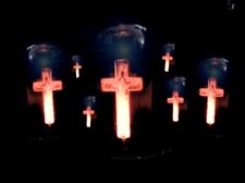 Crucifix light bulb - Edison Bulb - Glowing Neon Cross - Vintage Aerolux Style picture