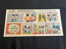 #08a MR. ABERNATHY by Ralston Jones Sunday Third Page Strip March 12, 1961 picture