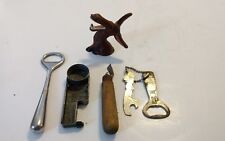 6 Rare Assortment of Vintage Bottle Openers Naked Lady, Donkey, Advertising picture