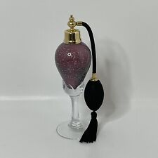 Vintage Royal Limited Crystal Perfume Bottle Atomizer Art Deco Amethyst  8