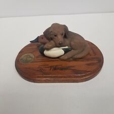 Ducks Unlimited Special Edition 1994-95 Eric Thorsen Dog w/ Duck Figurine, #1744 picture