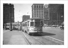 The Little Building on Public Square Cleveland OH Streetcar 1950s Vintage Photo picture