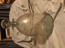 Antique Hand Blown Jug With Glass Stopper picture