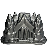 Nordic Ware Fairy Tale Cottage Bundt Cake Pan Heavy Cast Aluminum 10 Cup USA picture