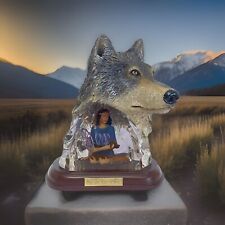 Bradford Exchange Native American Wolf Mystic Presence Soul of the Wild Figure picture
