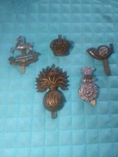 WW1/WW2 ROYAL MILITARY  CAP BADGES Lot Of 5 picture