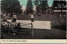 Vintage 1910s DETROIT, Minnesota Postcard 