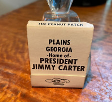 Vintage Matchbook President Jimmy Carter Plaines, Georgia Home of MUST SEE picture