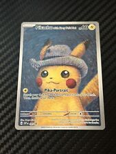2023 Pokemon x Van Gogh SVP EN #085 Pikachu Grey Felt Hat picture