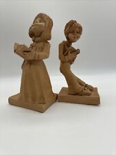 VINTAGE LOT OF PAIR ABBEY PRESS 1979 BOY & GIRL FIGURES  picture