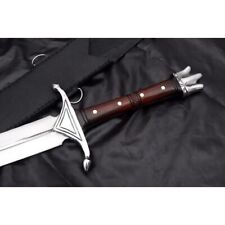 Viking Sword, Hand Forged Medieval Viking Sword, Battle Ready With Scabbard PT picture
