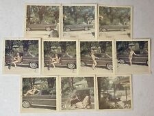 Lot Of 10 Vintage 1965-66 Chevy Nova & Girl Next Door Posing In Swimsuit Photos picture