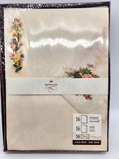 Vintage Hallmark Stationary & Decorated Envelopes NOS Sealed Ivory with Roses picture