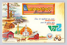 Postcard Vermont VT Bicentennial 1976  Unposted Chrome picture