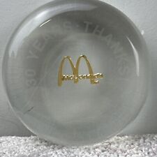 McDonald's Restaurant Burger Shaped Paper Weight 30 YEARS THANKS Employee Reward picture