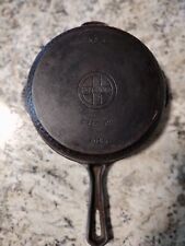 RARE  Antique Griswold No 5 Hammered Cast Iron Skillet 2015 - No Wobble REPAIRED picture