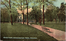 Postcard Refectory Designed by Daniel Burnham Washington Park Chicago IL 1913 picture