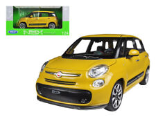 2013 Fiat 500L Yellow 1/24 Diecast Car Model by Welly picture