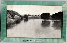View of the Little Sioux River, Spencer IA c1911 Vintage Postcard P39 picture