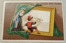 Antique Victorian Trade Card Niagara Corn Starch Advertising Collectible picture