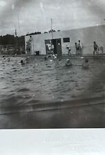 Community Pool, Larimore, ND Antique Real Photo Postcard RPPC picture