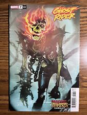 GHOST RIDER 7 MIKE DEL MUNDO MARVEL ZOMBIES VARIANT MARVEL COMICS 2020 picture