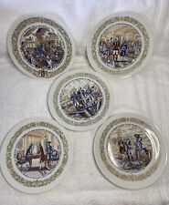 Henri D'Arceau-Limoges France Lafayette Legacy Collectors Plates LOT OF 5. picture