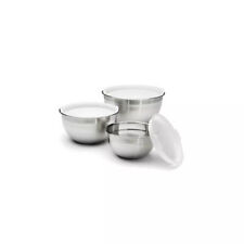 Cuisinart Set of 3 Stainless Steel Mixing Bowls with Lids picture