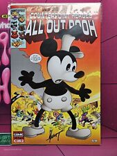 Do You Pooh? All Out Pooh Secret Wars #15/50 Trade Steamboat Willie Signed Marat picture