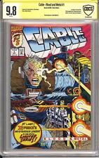 Cable: Blood and Metal #1 CBCS 9.8 1996 Signed by John Romita JR. Key 12 picture
