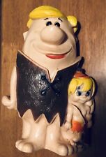Antique Vintage 1971 Barny Rubble And Bam Bam Piggy Bank picture