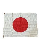 Vintage Japanese  Silk Flag 34” X 24” Military War picture